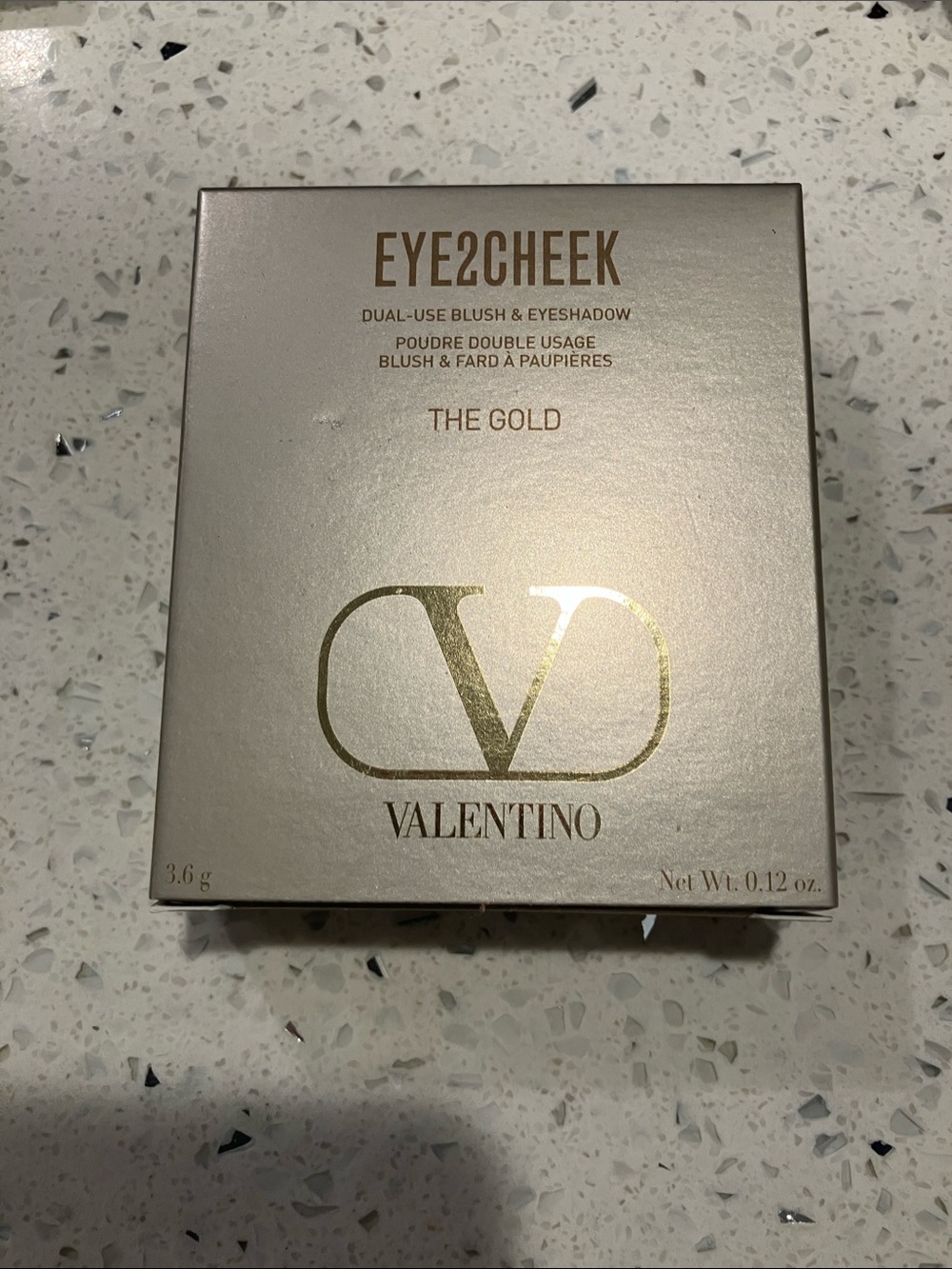 Valentino EYE2CHEEK Dual-Use Blush & Eyeshadow — Gold